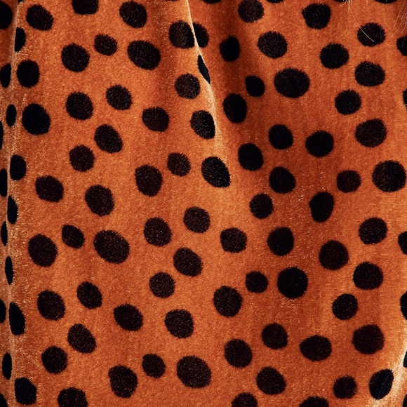 Velvet Memento Ruffle-Sleeve Top in Leopard Dot XS - Picture 10 of 11